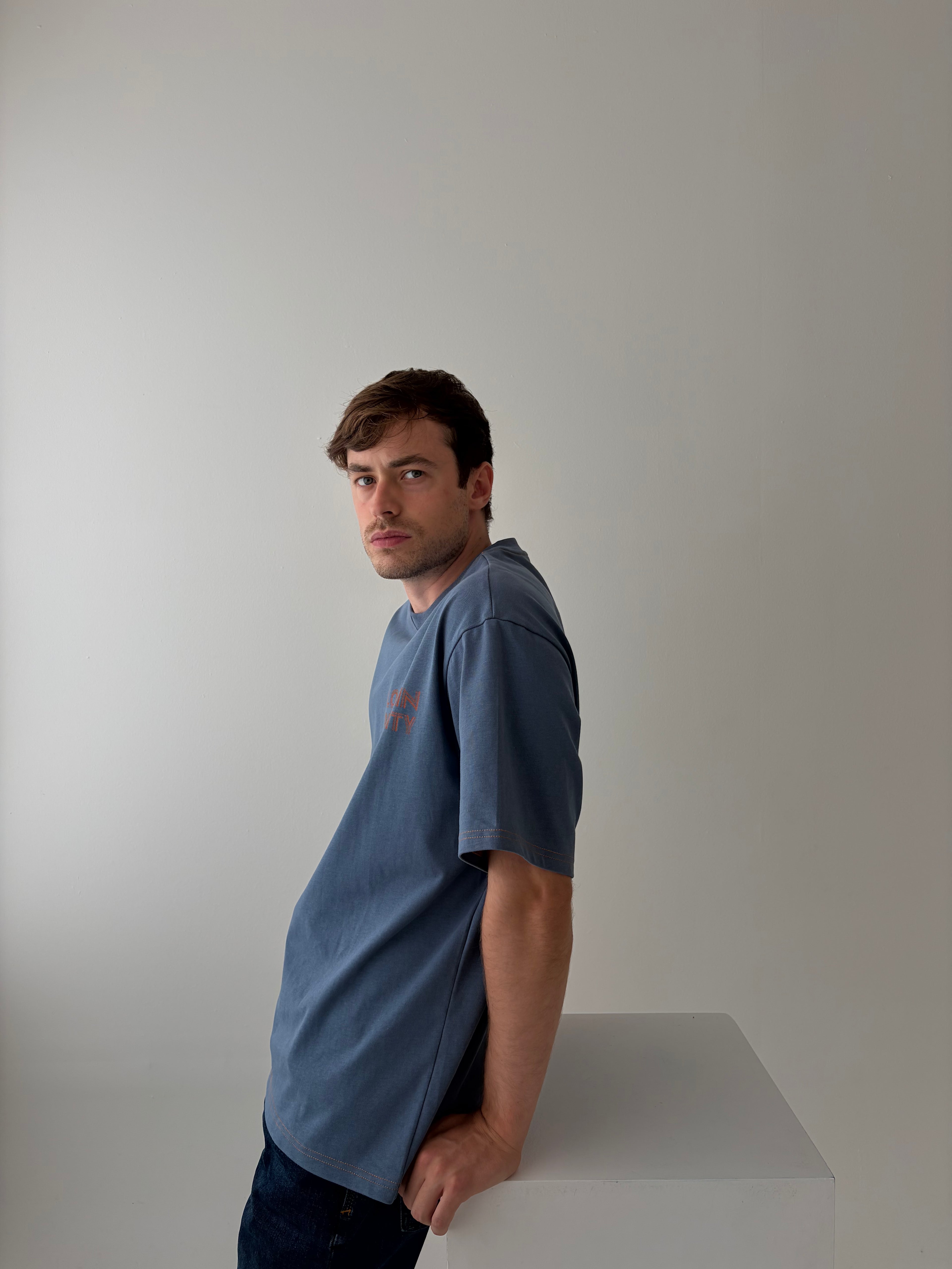 Dusty blue t-shirt