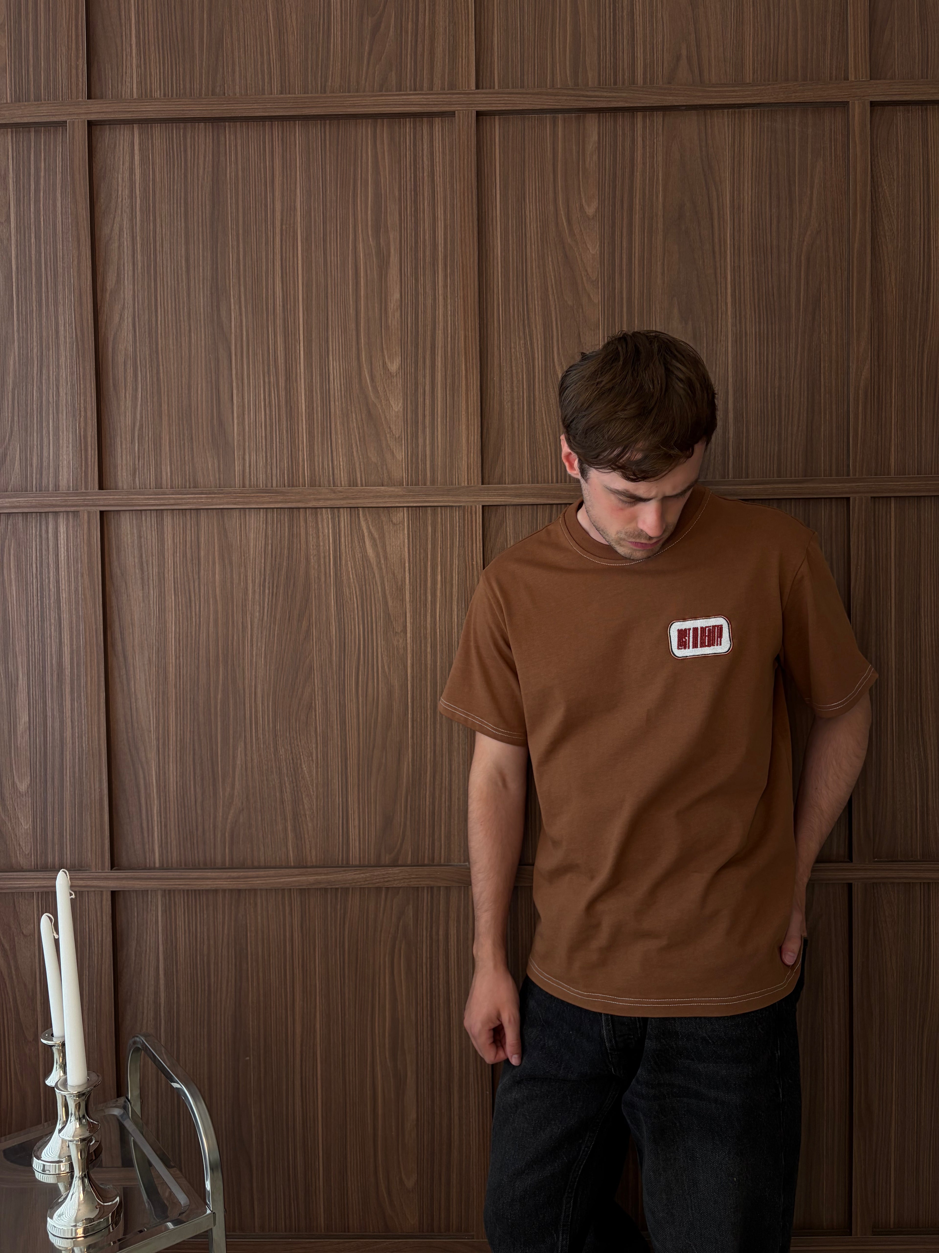 Chestnut brown t-shirt